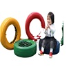 Tires sensorics, street toy for kindergarten, children's rubber spray paint for training