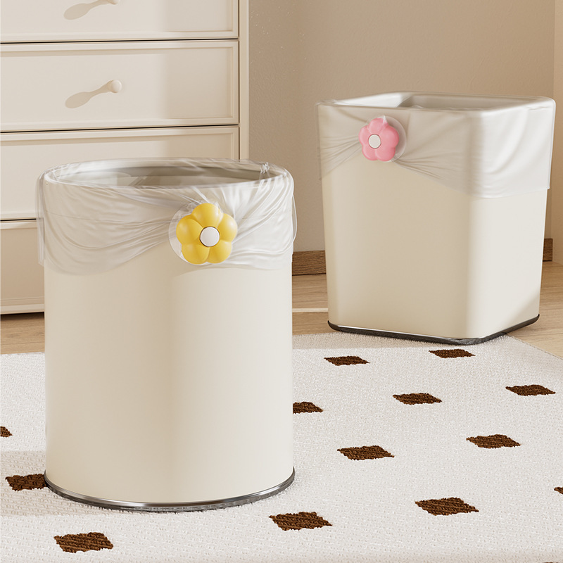 Flower-Shaped Rotating Garbage Bag Holder, Double-Sided Adhesive Tape Universal Trash Bag Holder Flower-Shaped Rotating Garbage Bag Holder, Double-Sided Adhesive Tape Universal Trash Bag Holder