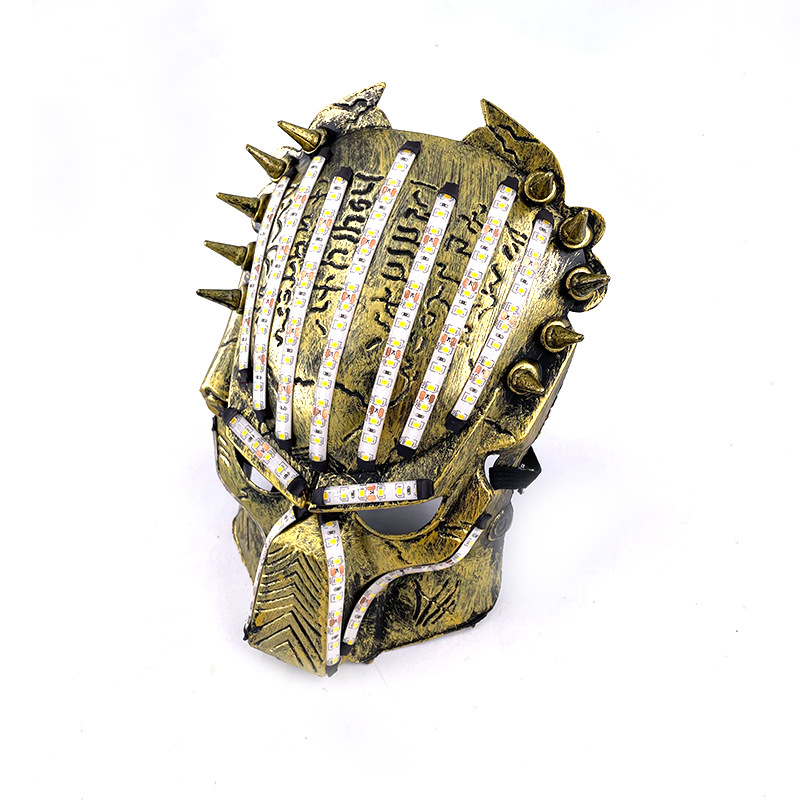 #207 12V-LED铁血战士面具-暖白色