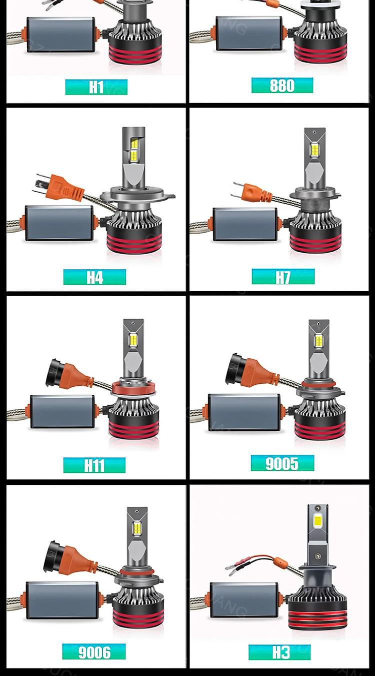 LED Headlights M8pro Car LED Headlights High Power Spotlight Highlight Far and Near Light Integrated Headlights
