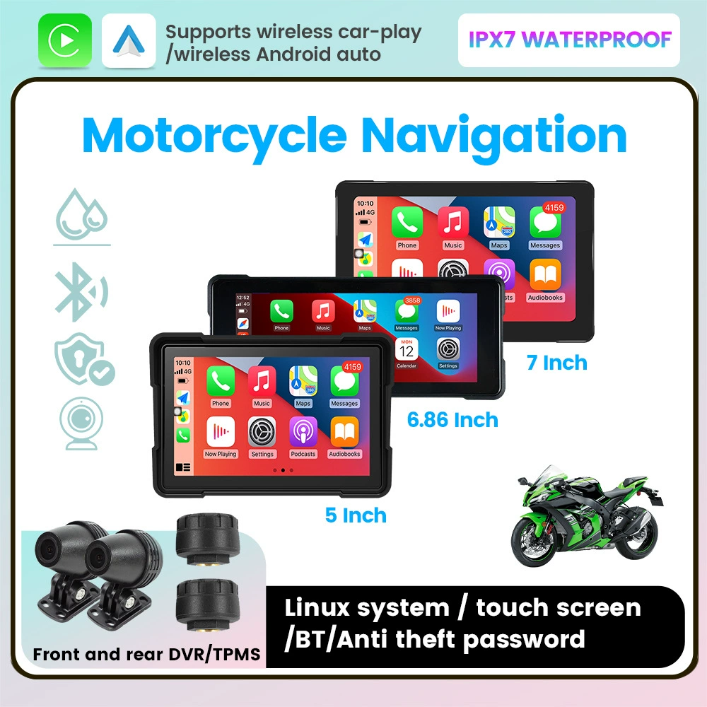 Доступно для F133 мотоцикла Linux CarPlay и Android Auto для Motorcycles
