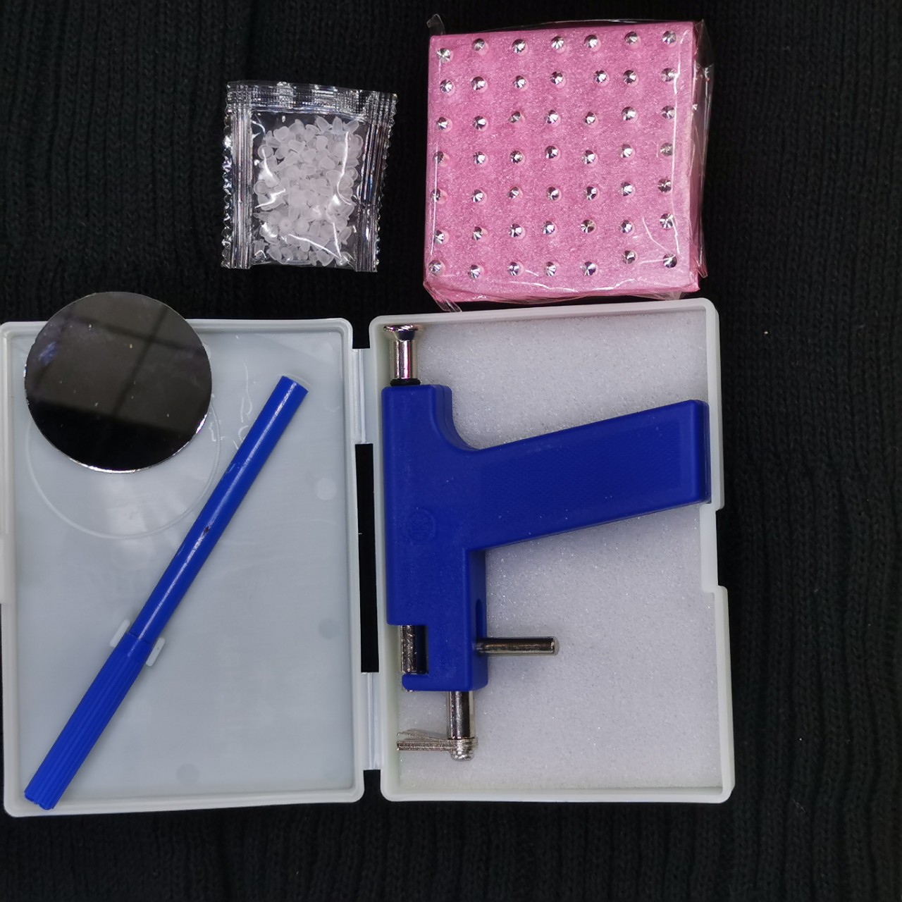 Básico Estilo Simple Geométrico Acero Inoxidable 304 El Plastico  Piercing Oreja display picture 2