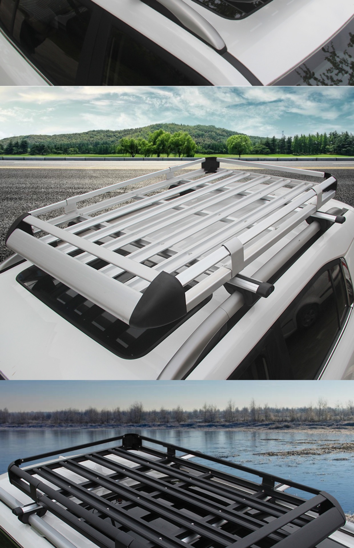 Suitable for Car Roof Luggage Rack Suv Universal Car Travel Frame Shelf Special Luggage Frame Basket Roof Rack