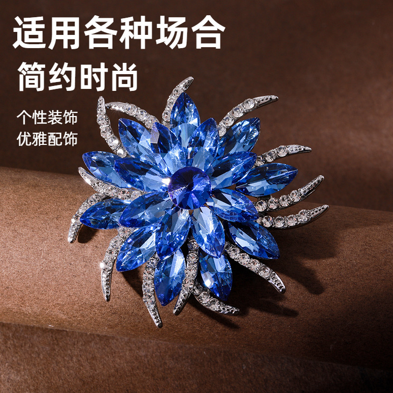 Brooch Corsage Pin South Korea Luxury Atmosphere Accessories Jacket Coat Fashion Japanese and Korean Simple All-match Elegant Women