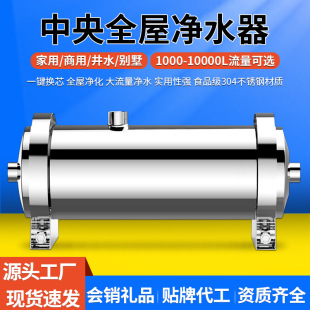 Stainless steel ultrafiltration water purifier wholesale large flow kitchen water filter whole house water purifier water purifier