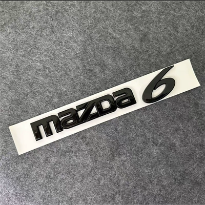 Modified Black English Alphanumeric – Car logo - standard-premium-black-mazda6