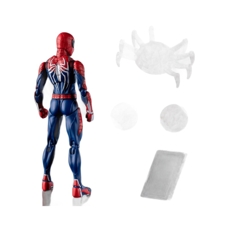 WD Spider-Man actualización batalla ropa Sony PS4 juego versión conjunta móvil pequeña araña hecha a mano modelo de decoración de juguete
