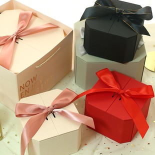 Qingkai Gift Box Ins Style Gift Box Packaging Box Gift Box Empty Box Birthday Gift Box Companion Gift Box Gift Box