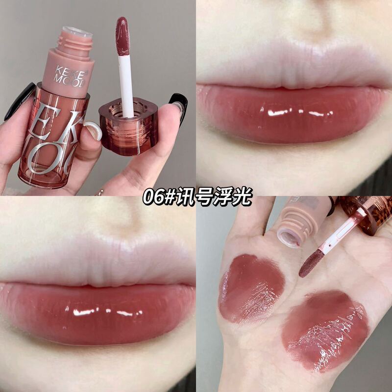 kekemood原色波塔水光裸色润唇蜜唇釉不挑皮不掉色显白口红镜面女|undefined