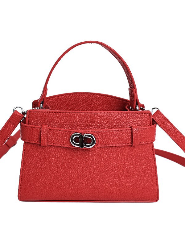 Textura de alta calidad nicho bolso de mano pequeño bolso de mujer nuevo ligeramente lujoso estampado lichi bolso Kylie bolso de mochila de estilo exterior