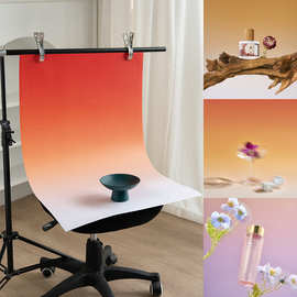 双面渐变背景纸原创拍照背景板化妆护肤品果汁静物产品摄影拍摄