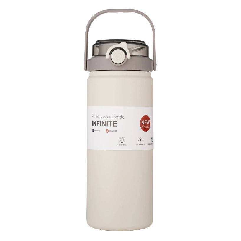 Новая простая в использовании термокружка большой емкости для сохранения тепла и холода, двойного назначения для занятий спортом и активного отдыха, портативный подарочный термос.