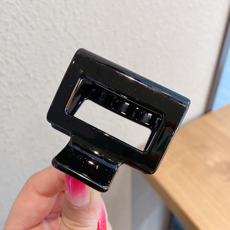 Horquilla para mujer de alta calidad clip de agarre negro tocado parte posterior de la cabeza clip de tiburón de pelo grande 2025 nueva horquilla