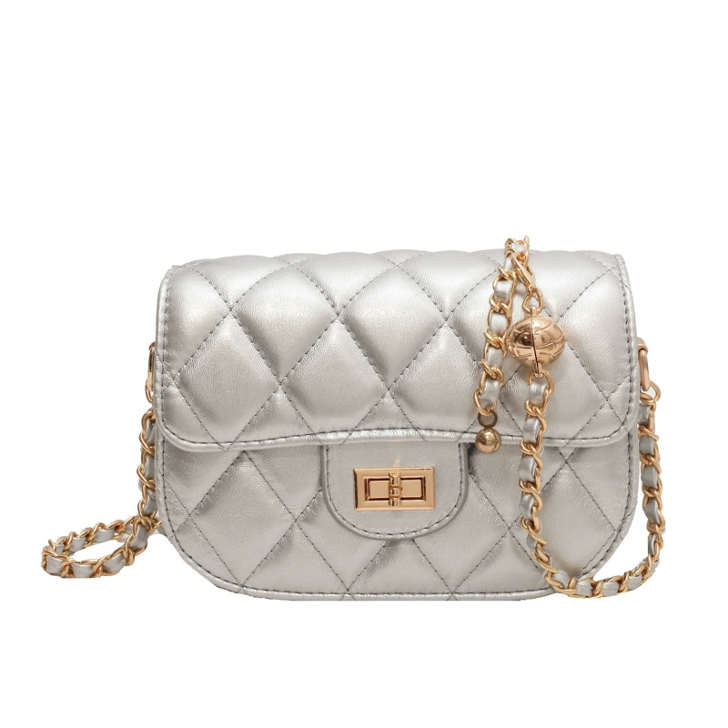 Маленькая сумка через плечо, модная цепь, одно плечо, стиль Chanel, коллекция 2023, высокой класса