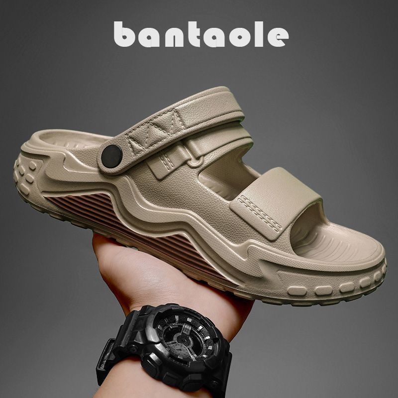 Sandalias para uso exterior de verano de los hombres 2025 nuevo estilo antideslizante, resistente al desgaste y desodorante