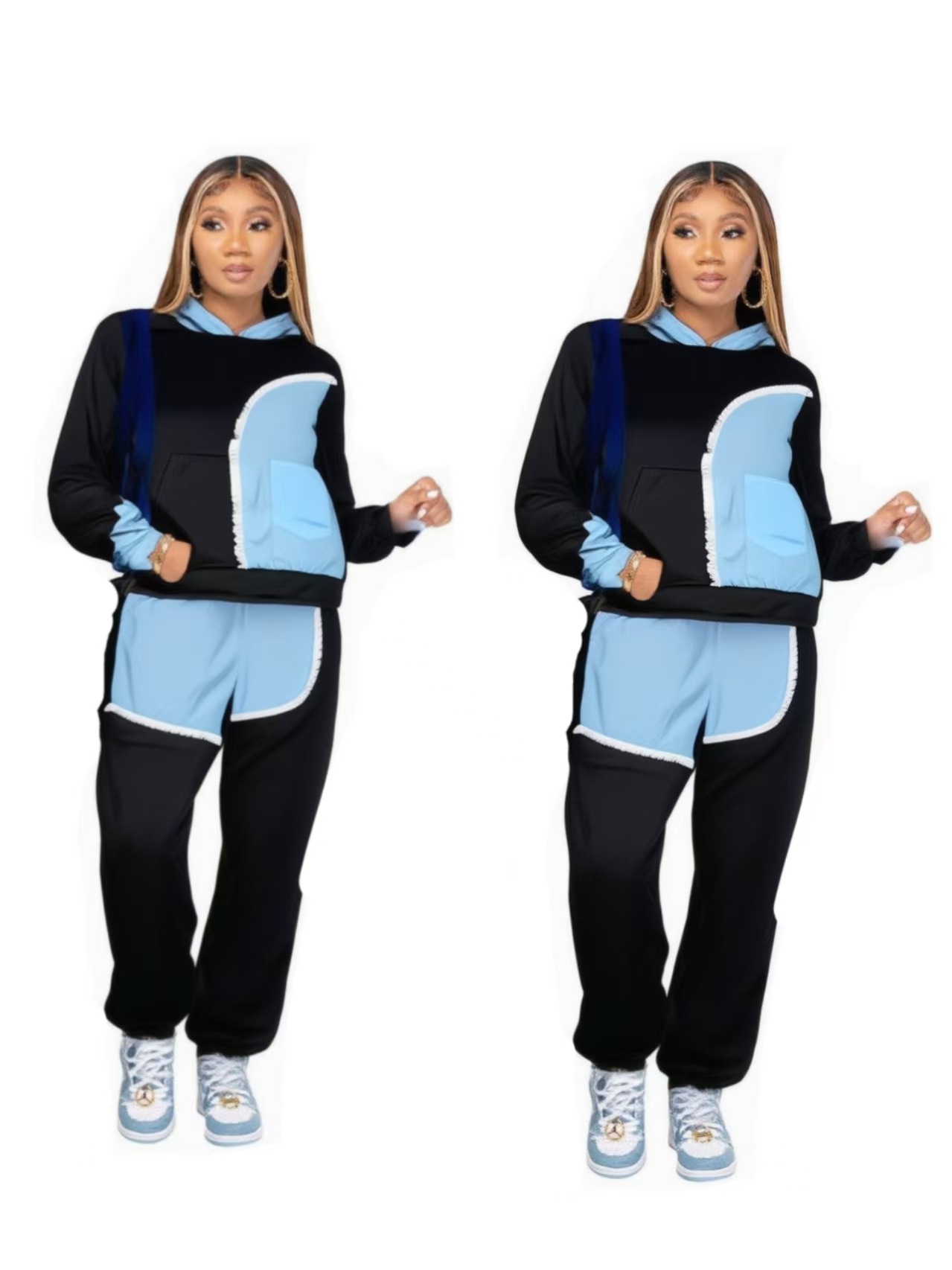 2024 European And American Cross-Border Versatile Women's Clothing Independent Fashion Casual Sports Sweatshirt_ecoleips.com