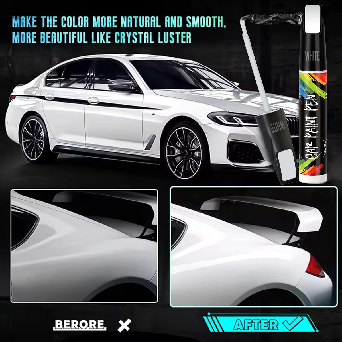Prepinfoam-P116 Car Touch-Up Pen Cross-Border Special Car Paint Repair and Renovation Scratch Removal Touch-Up Pen