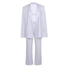 S 45032 Shiny Suit Jacket Pants Set ������װ��װ �羳ŷ����