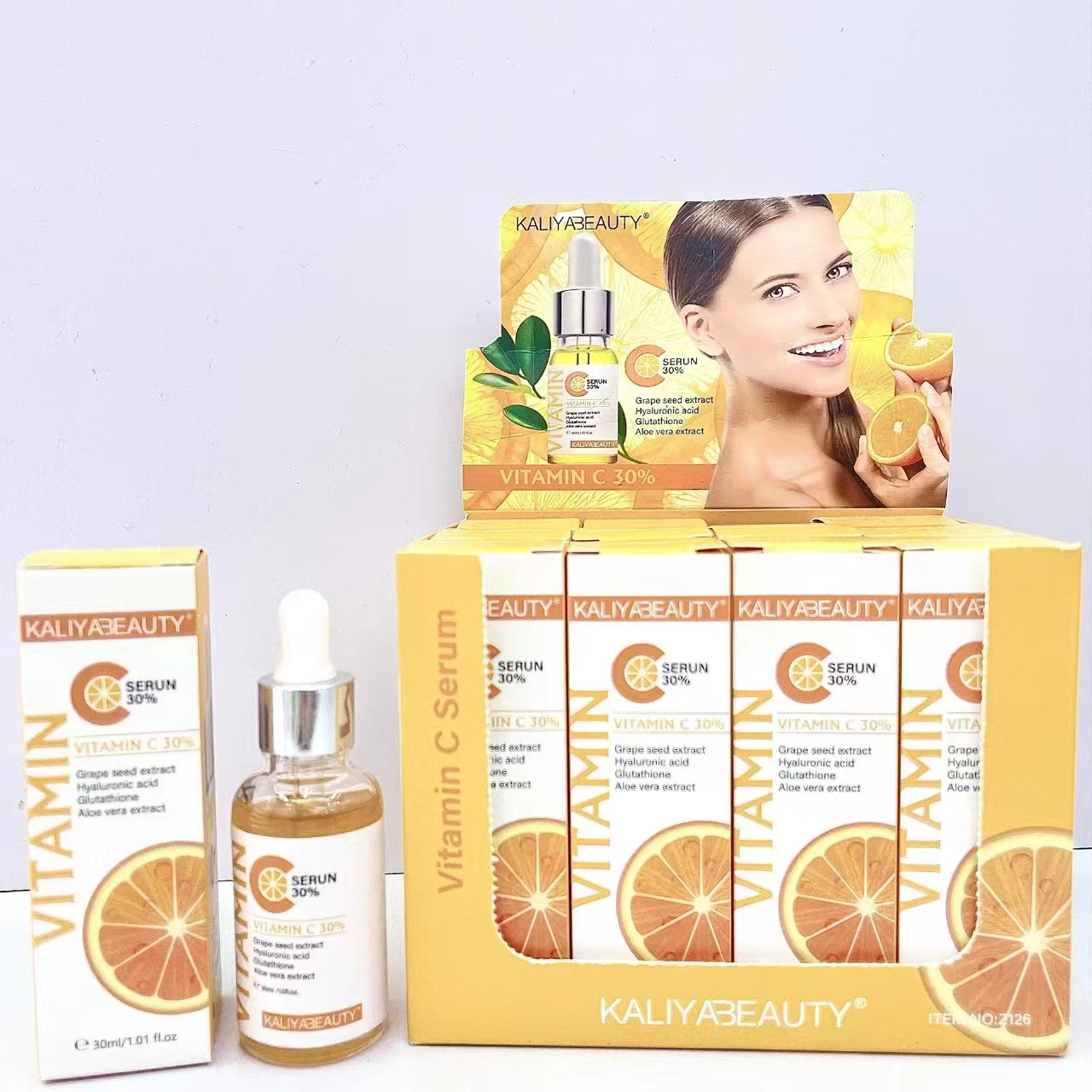 Nueva esencia transfronteriza al por mayor Kaliya Belleza colágeno hidratante facial Esencia Hidratante