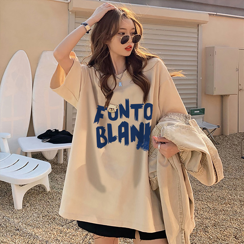 American Retro Lettered Pure Cotton Short-Sleeved T-Shirt for Women 2026 New Style Loose Plus Size Plus Size 150kg Half-Sleeved Top American Retro Lettered Pure Cotton Short-Sleeved T-Shirt for Women 2026 New Style Loose Plus Size Plus Size 150kg Half-Sleeved Top
