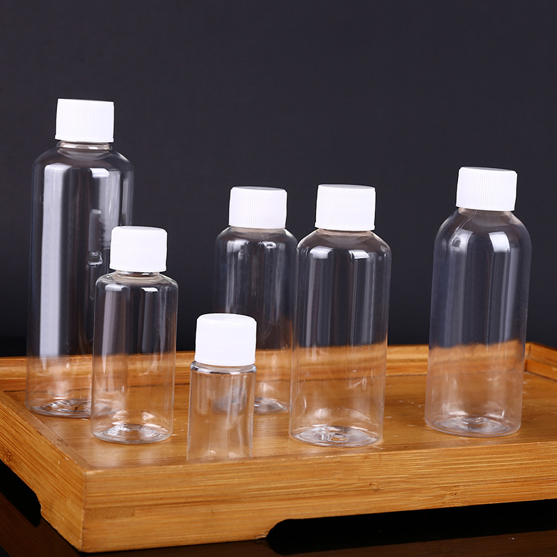 现货10 20 30 50 100ml毫升透明塑料瓶PET分装瓶液体小口瓶空瓶子