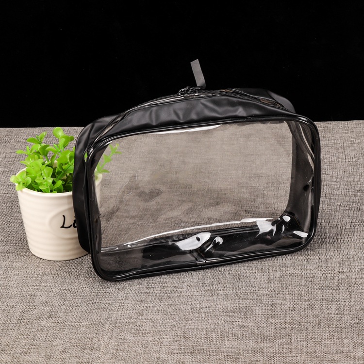 厂家供应pvc塑料袋拉链包装袋可印刷批发塑料袋洗漱袋化妆袋