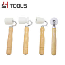 家居贴墙纸壁纸不锈钢压轮墙纸壁纸施工工具接缝平压轮滚轮带轴承