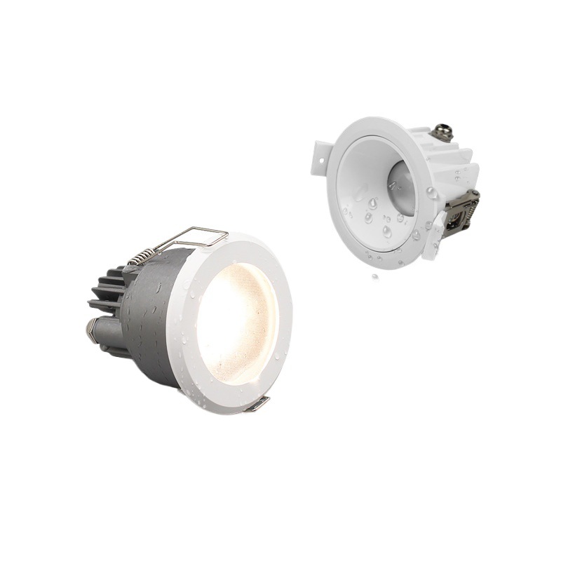 Cobb de alta gama a prueba de agua Downlight empotrado de alta pantalla se refiere a la luz downlight antivaho y a prueba de polvo baño baño cocina