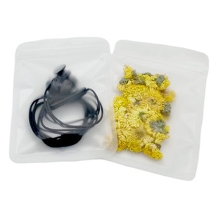 Matte transparent self-sealing bag frosted food packaging bag peach glue sealing bag snow swallow sealing bag scented tea bone bag 7*10
