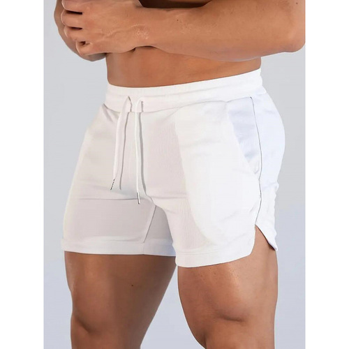 Men's Fitness Shorts Running Training Quick-Drying Mesh Beach Pants Breathable