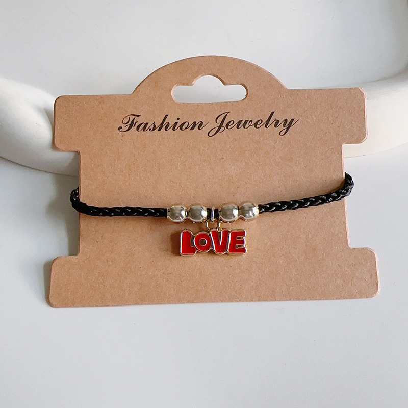 13g Weight Alloy Pendant Material Bracelets Classification rope Chain Material Cord String Chain Type 1 Piece Quantity Daily Occasion Alloy, rope Material Love, Jigsaw, Heart Shape Pattern All Seasons Season Unisex Gender Plating Design Simple Style Style Simple Style Love Jigsaw Heart Shape Alloy Rope Cord String String Bracelets Wholesale 11