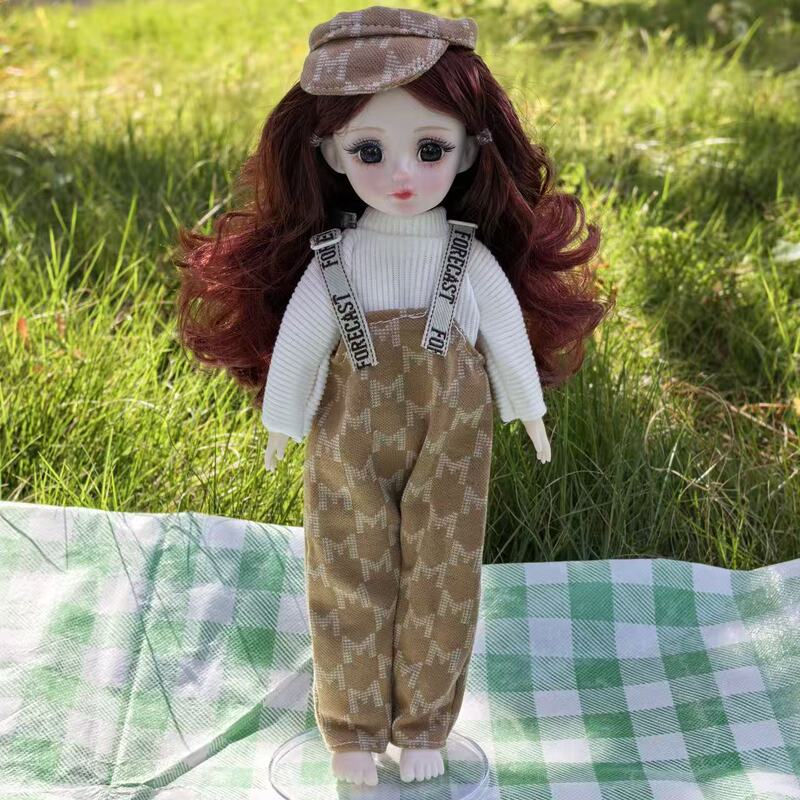 Autumn and Winter 6-Point Bjd Cute and Exquisite Doll Clothes 30cm Dress-Up Baby Clothes Casual Suit Toys Factory Direct Sale