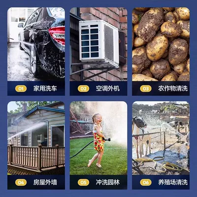 Car washing machine — 220V High-Pressure Water Gun for Home