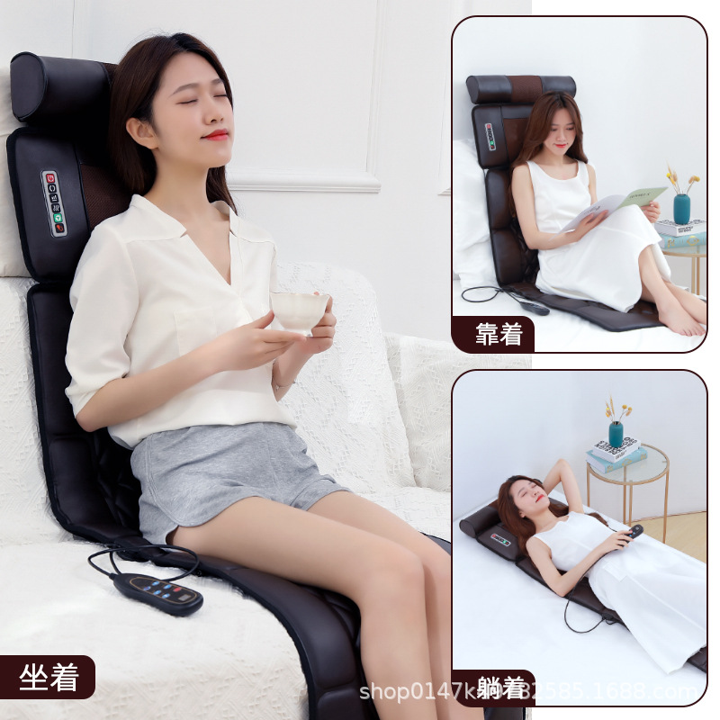 Massage Bed Full-Function Electric Massager Shoulder and Neck Kneading Waist and Back Home Massage Bed Recliner