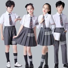 国庆儿童合唱演出服运动会班服校服中小学生朗诵比赛主持表演服装