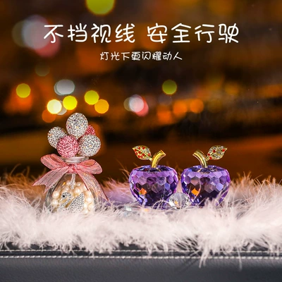 Car ornaments | ornaments crystal apple perfume seat