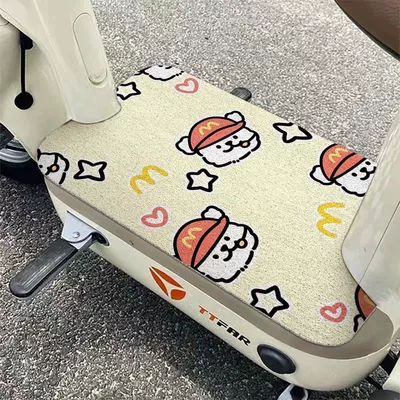 Electric vehicle foot mat – Mats for Delivery - maimen-eternal-puppy-2540cm-silk-circle-cut-the-hair-into-a-rectangle-by-yourself