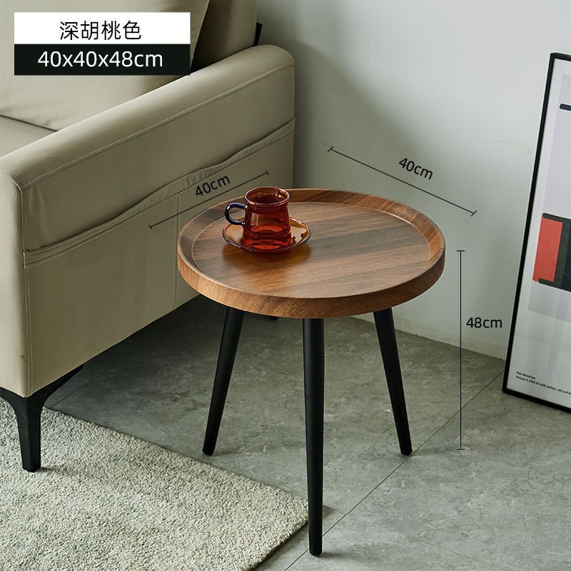 源工場現代北欧簡易家庭用リビングルームの小さいタイプのソファーのそばの小さいテーブルの木の足の丸いお茶のテーブル|undefined