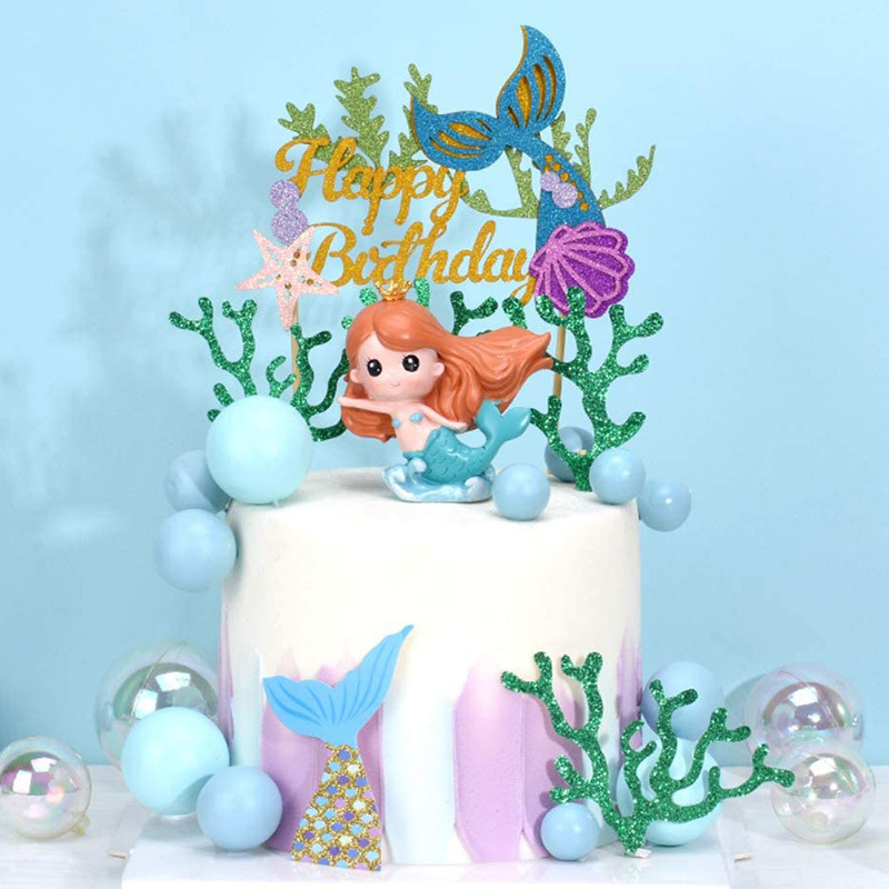 17g Weight Decorative Props Event & Party Supplies 1 Set Quantity Party Occasion Birthday Festival Fish Tail Pattern Birthday Fish Tail Paper Party Decorative Props