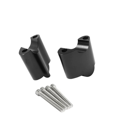Suitable for Harley Sportsman XL1200 X48 Modified Column Heightening Code Handlebar Seat Column Heightening Code (Motorcycle Safety Supplies) - black