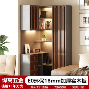 Solid Wood Corner Cabinet Storage Rack Living Room Storage Cabinet Shoe Cabinet Bedroom Corner Storage Cabinet Antique Retro Light Luxury Cabinet