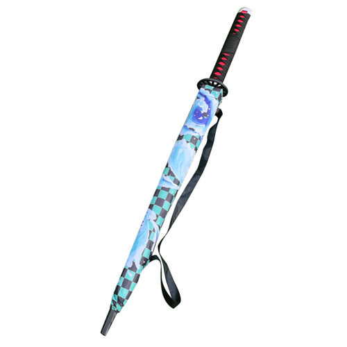 Anime umbrella long-handled umbrella sword umbrella anime Demon Slayer: Kimetsu no Yaiba sunny umbrella samurai personality creative umbrella parasol cos