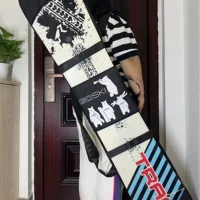 Водоустойчивый Новый одиночный и двойной задний клецки кожи скейтборд рюкзак скейтборд защитный чехол