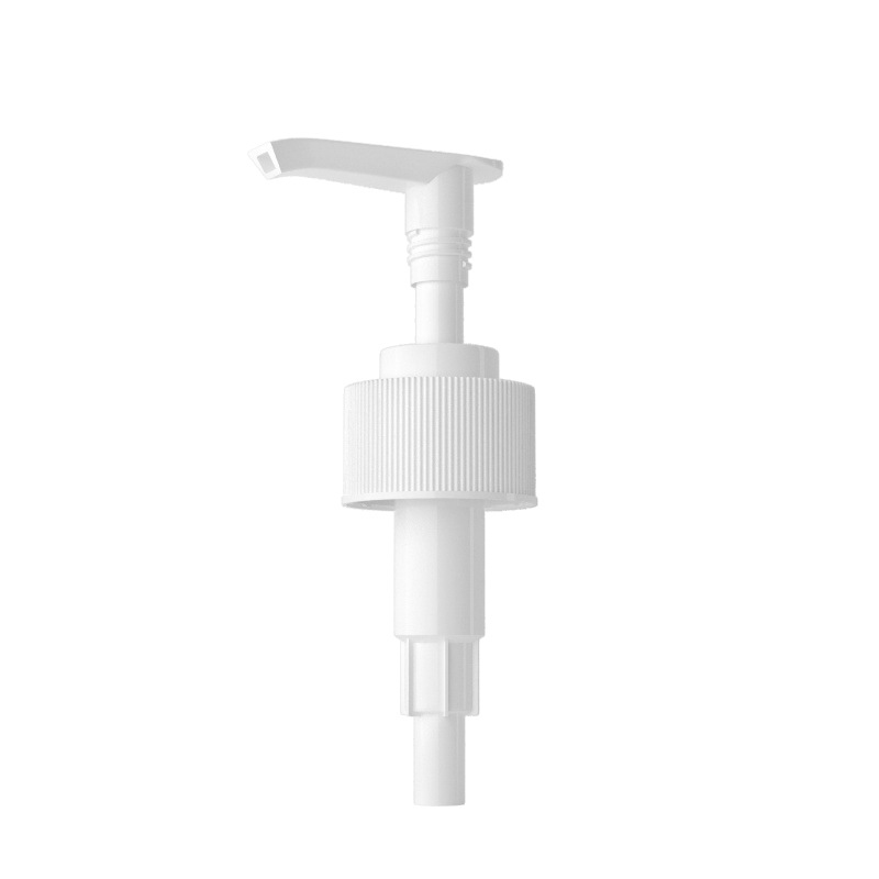 24mm/28mm cabeza de la bomba de loción blanca cabeza de la bomba de prensa personalizada fábrica al por mayor LW0201-A