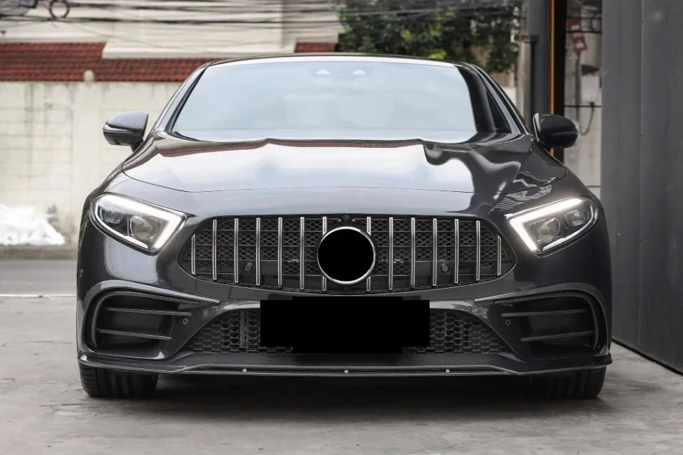 Suitable for 2019+ Mercedes-Benz Clsw257 C257 Modified Gt Starry Sky Front Bumper Grille Original Car Abs