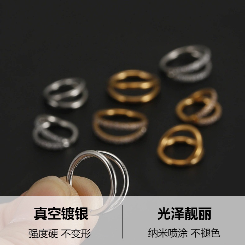 Pointed labret stud close-up product detail
