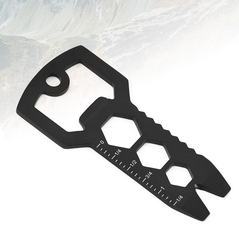 批发 多功能汽水抽工具卡便捷开瓶器起钉器钥匙扣随身多用小工具