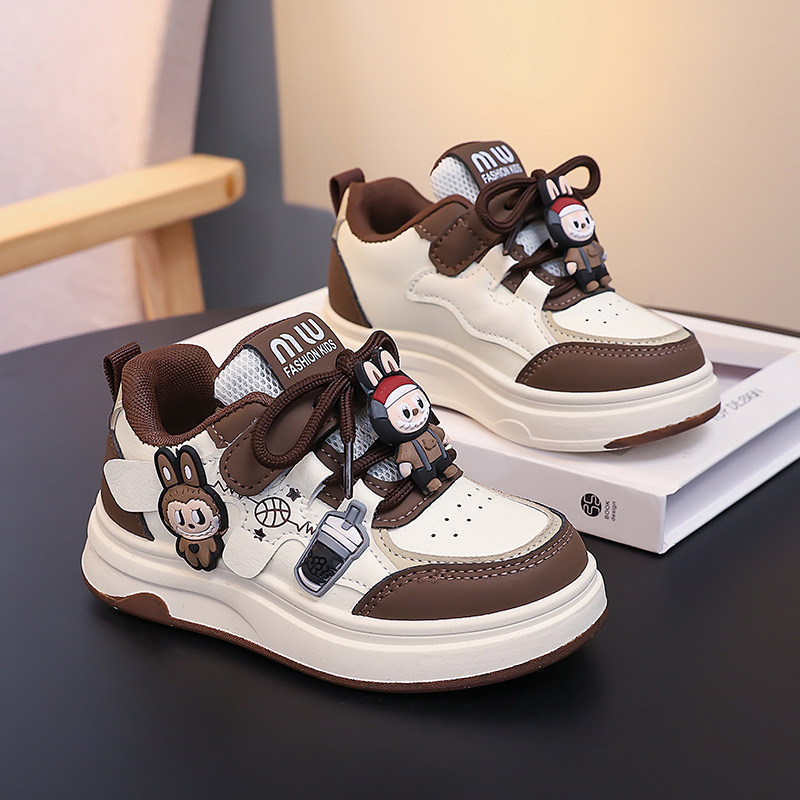 Labubu Boys' Shoes 2026 New Spring and Autumn Casual Children's Sneakers Soft-Soled Trendy Sports Shoes for Boys Students