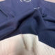 Nanyou Miu25 Spring Logo Letter Jacquard All-Match Slim Fake Two-Piece Crewneck Wool Sweater Top for Women