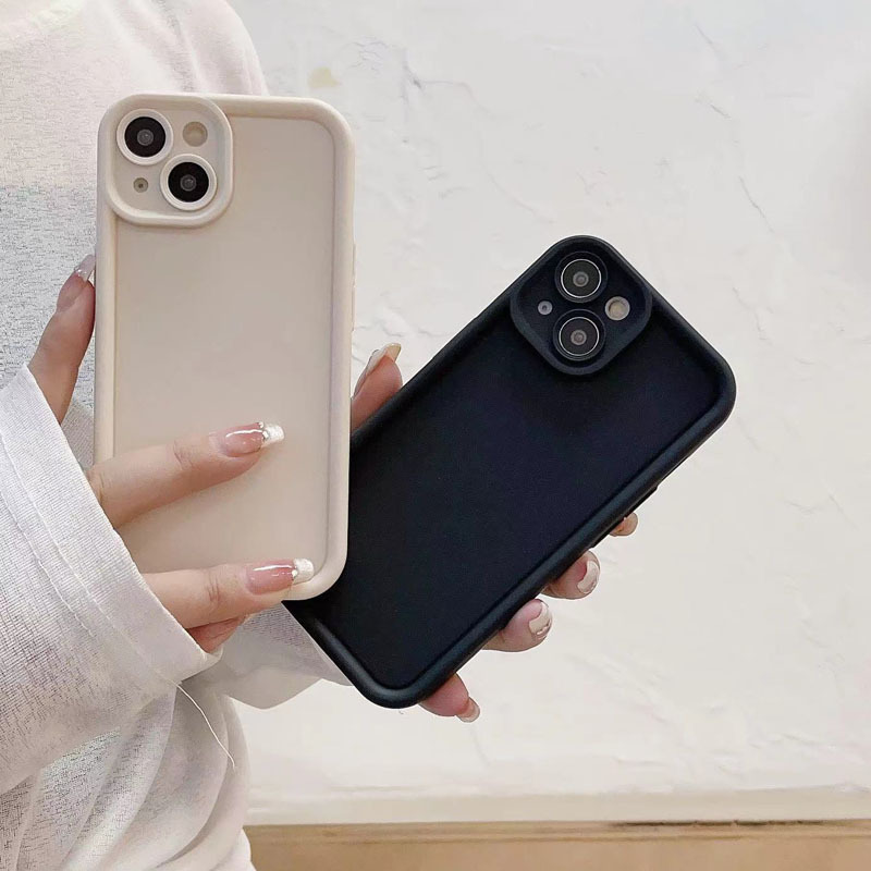 新款适用OPPO Reno11手机壳镜框阶梯A58 A2时尚A1PRO简约纯色素材